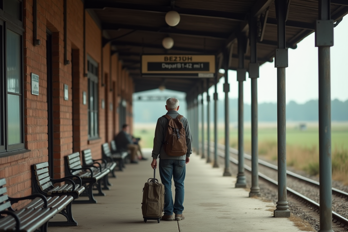 Homme regardant le tableau d